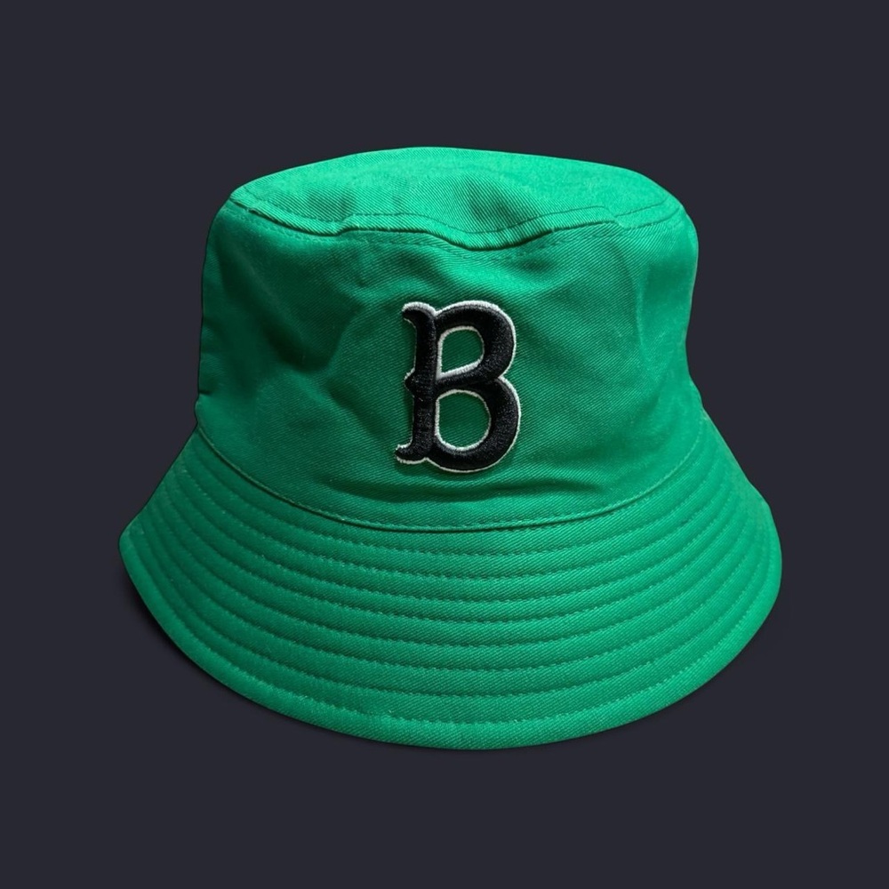 Green Boston Red Sox Bucket Hat